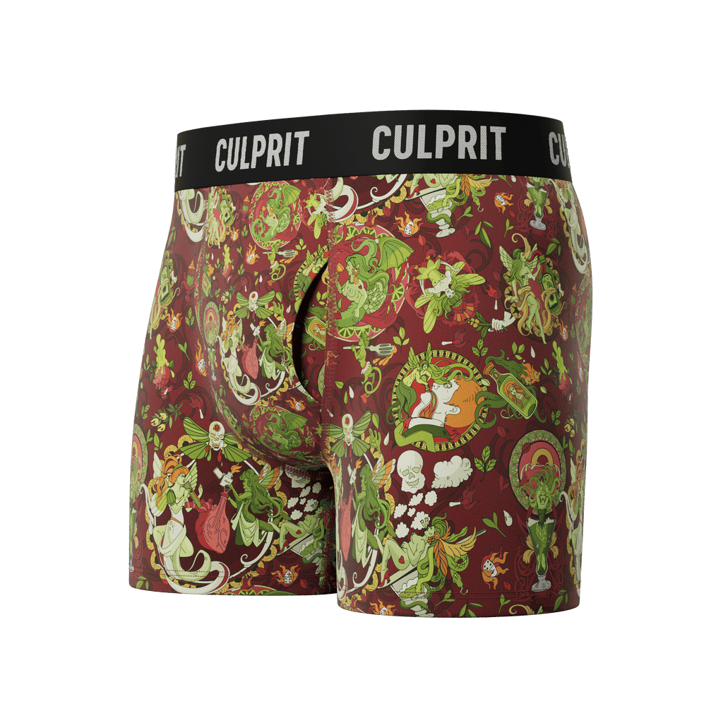 Absinthe Minded 🧚 - Culprit Underwear - Boxer Briefs w/Fly - BB2 - ABSMD - S