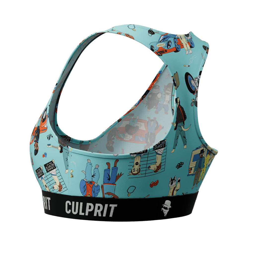 Bad To The Bone 🚓 ComfyBra - Culprit Underwear LLC - ComfyBra™ - BRA - BLBONE - XS