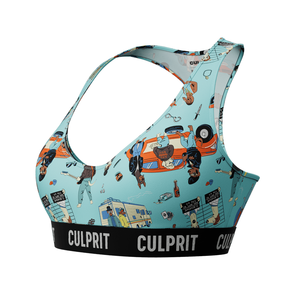 Bad To The Bone 🚓 ComfyBra - Culprit Underwear LLC - ComfyBra™ - BRA - BLBONE - XS