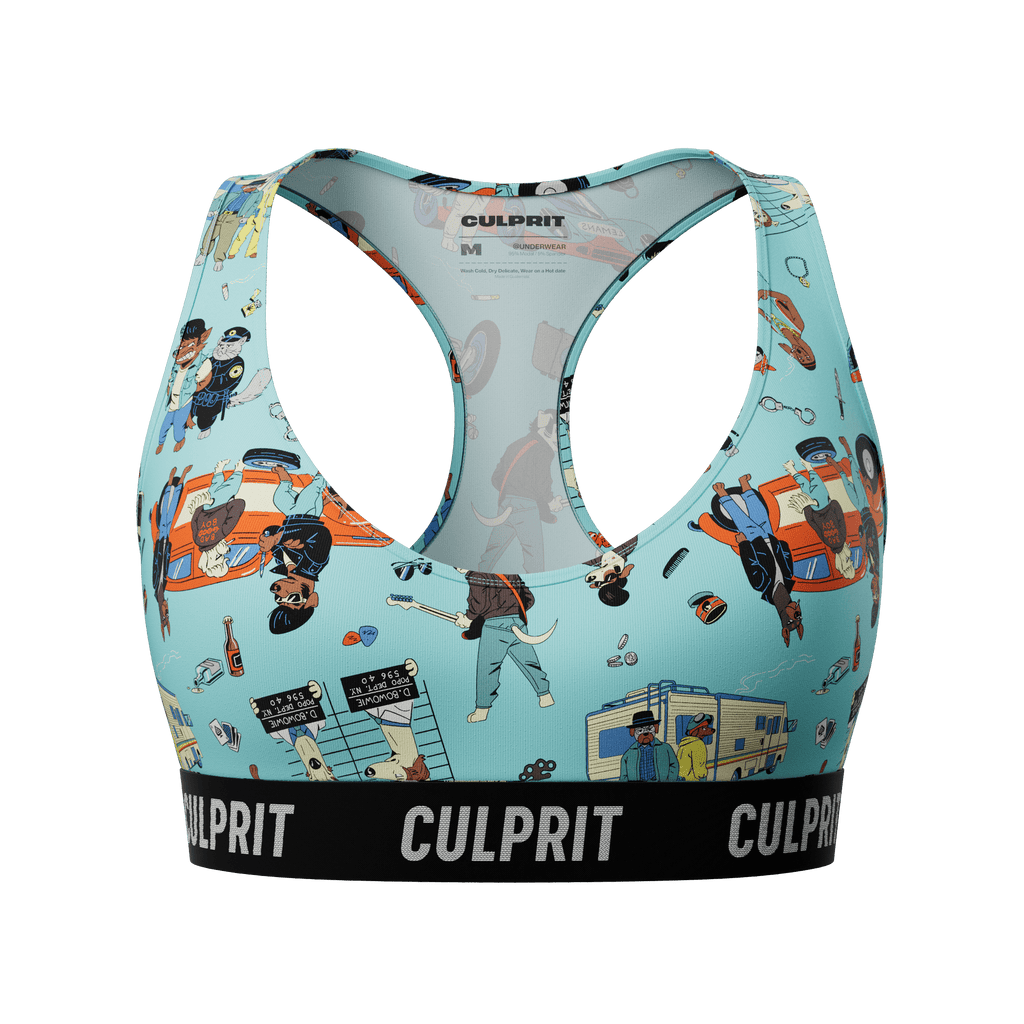 Bad To The Bone 🚓 ComfyBra - Culprit Underwear LLC - ComfyBra™ - BRA - BLBONE - XS