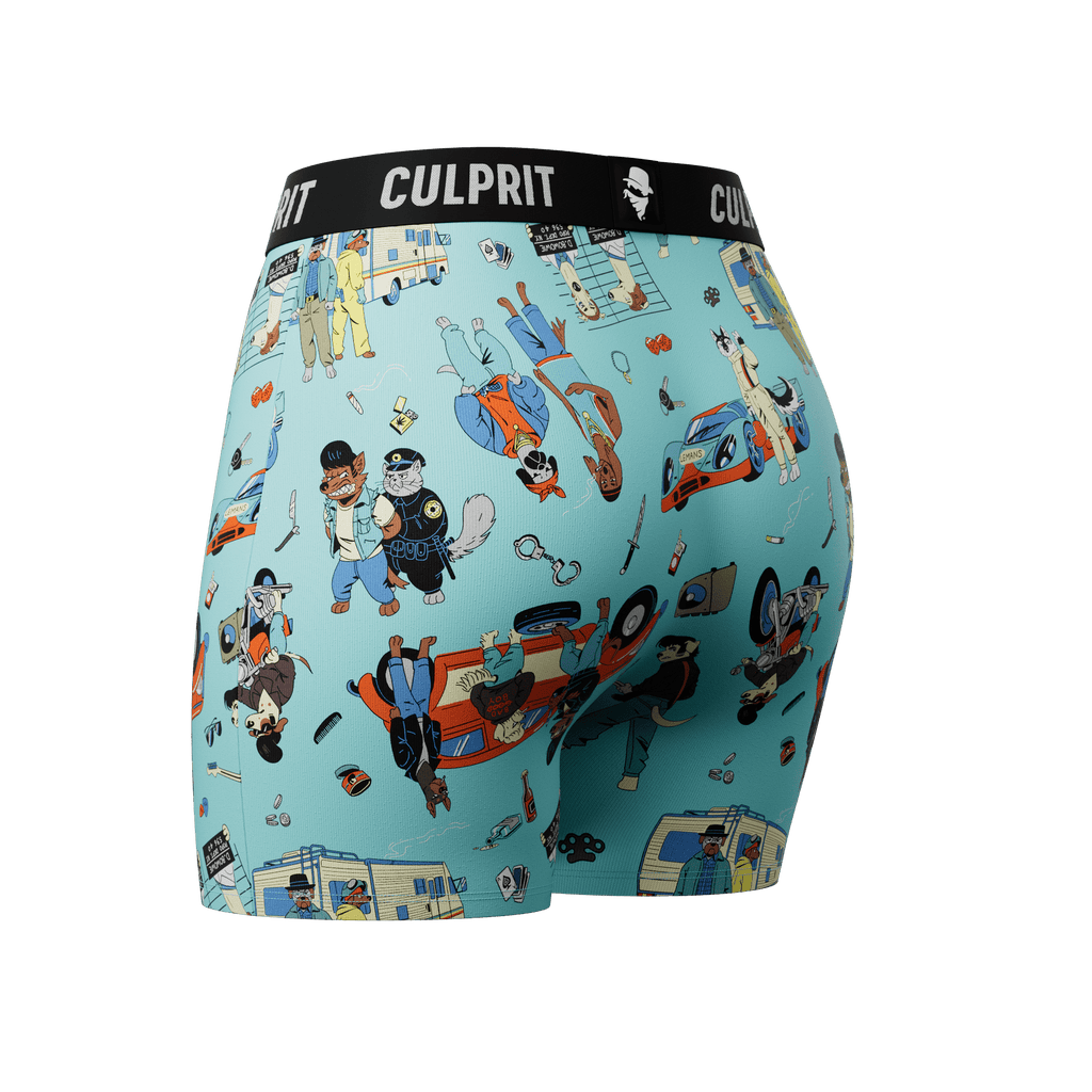 Bad to the Bone 🚓 LadyBoxers - Culprit Underwear LLC - LadyBoxers™ - LB - BLBONE - XS