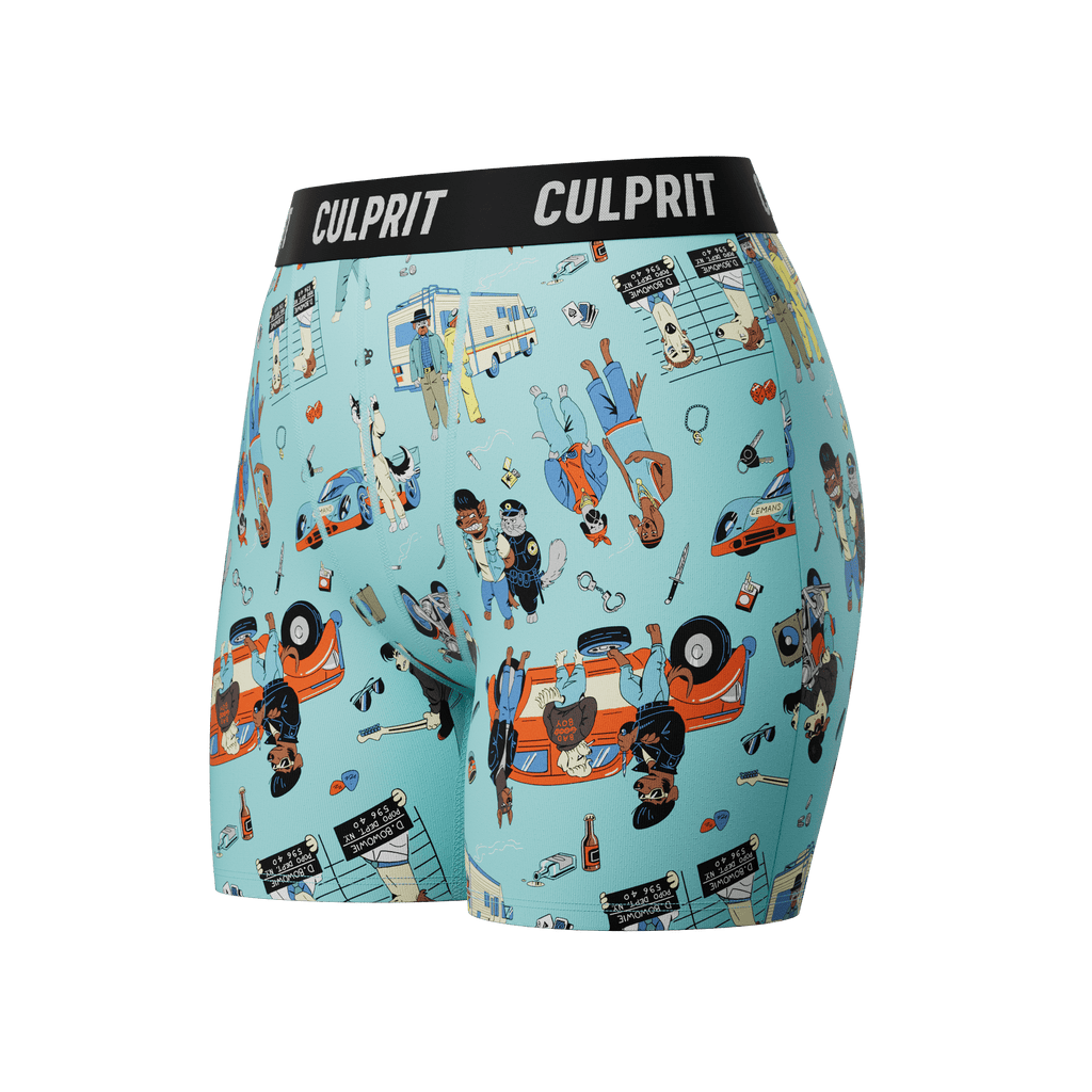 Bad to the Bone 🚓 LadyBoxers - Culprit Underwear LLC - LadyBoxers™ - LB - BLBONE - XS