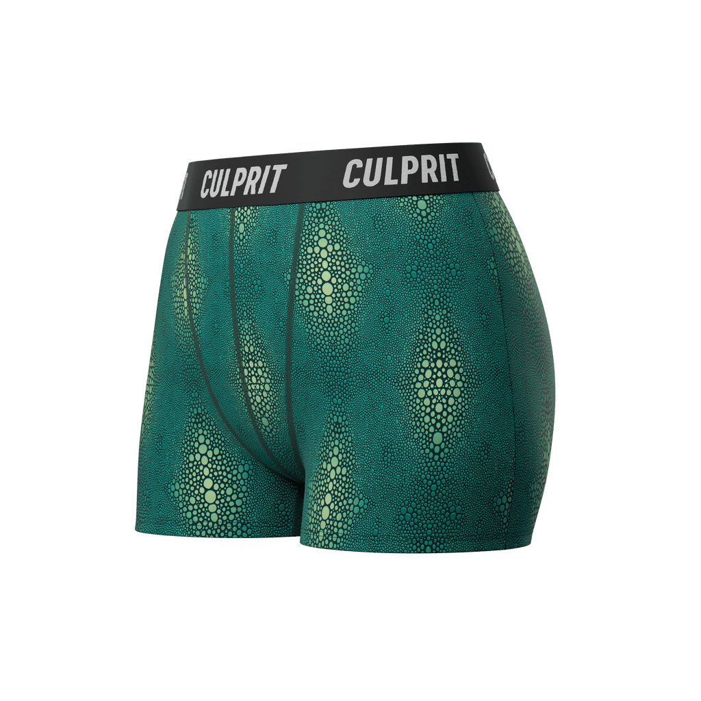 Crocodile 🐊 Booty Shorts - Culprit Underwear - Booty Shorts - BS - CROC - XS