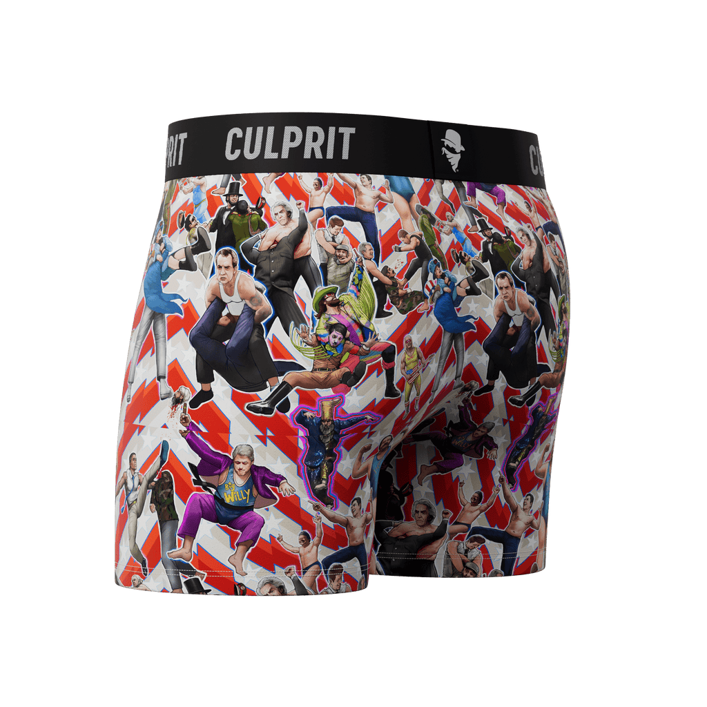 Freedom Smackdown 🦅💥 Boxer Briefs w/Fly - Culprit Underwear - Boxer Briefs w/Fly - BB - SMKDN - S