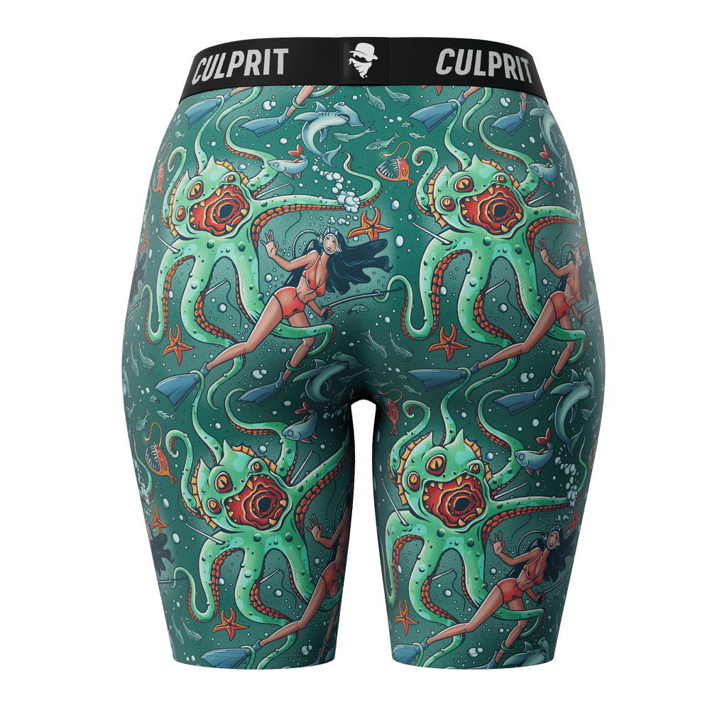 Get It Kraken! 🦑 Long LadyBoxers - Culprit Underwear - Long LadyBoxers™ - LBK - GKRK - XS