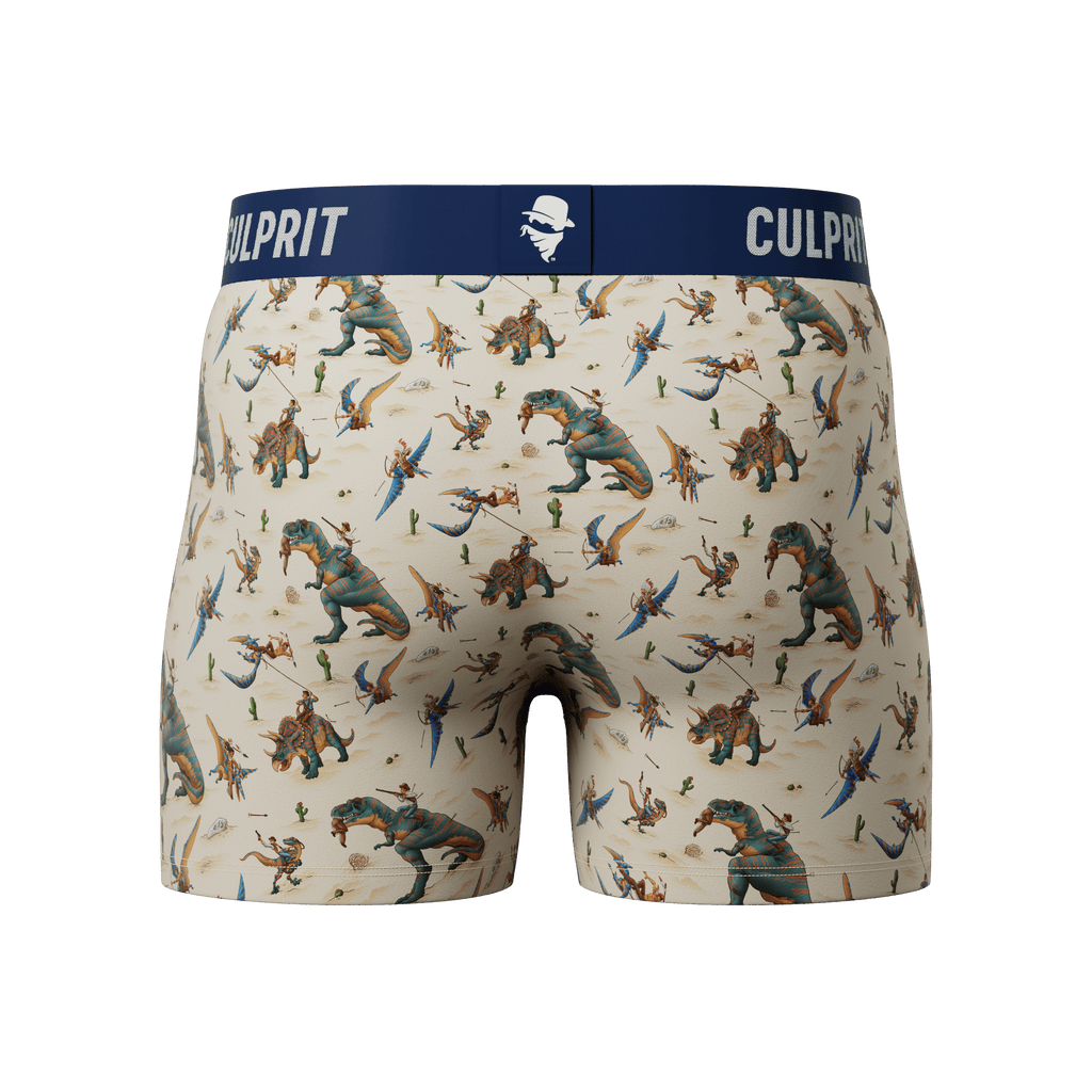 Jurassic Western Boxer Briefs w/ fly - Culprit Underwear - Boxer Briefs w/Fly - BB - JWST - S