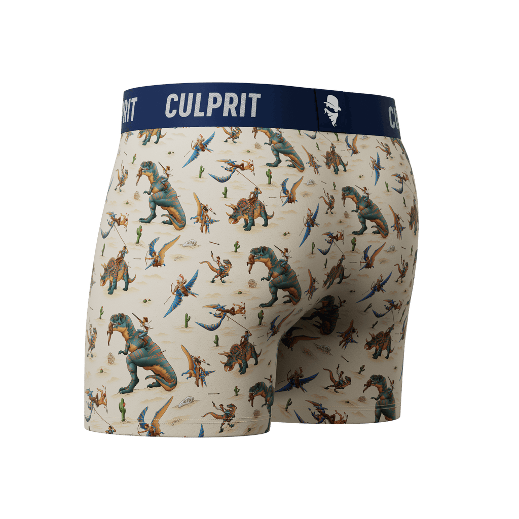Jurassic Western Boxer Briefs w/ fly - Culprit Underwear - Boxer Briefs w/Fly - BB - JWST - S