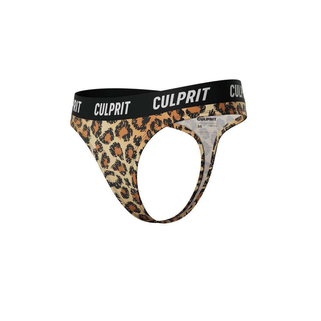 Leopard Lips 🐆 Classic Thong - Culprit Underwear - Thongs - THG - LEO - XS