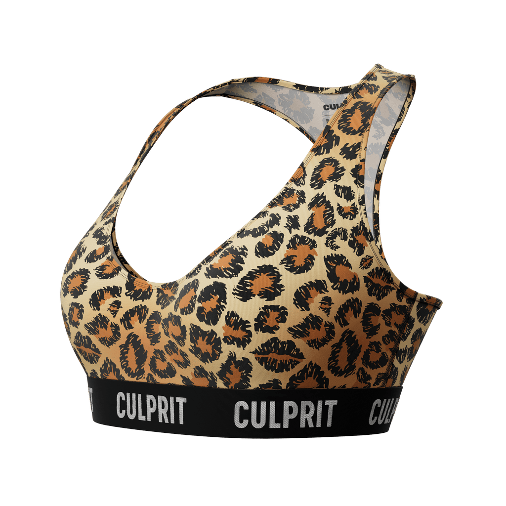 Leopard Lips 🐆 ComfyBra™ - Culprit Underwear - ComfyBra™ - BRA - LEO - XS