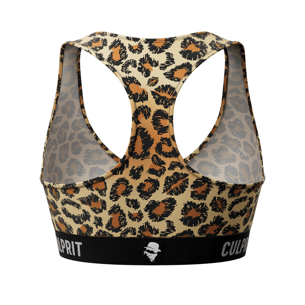 Leopard Lips 🐆 ComfyBra™ - Culprit Underwear - ComfyBra™ - BRA - LEO - XS
