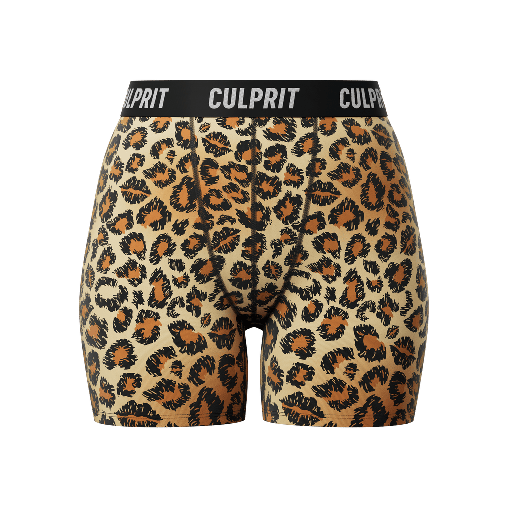 Leopard Lips 🐆 LadyBoxers™ - Culprit Underwear - LadyBoxers™ - LB - LEO - XS