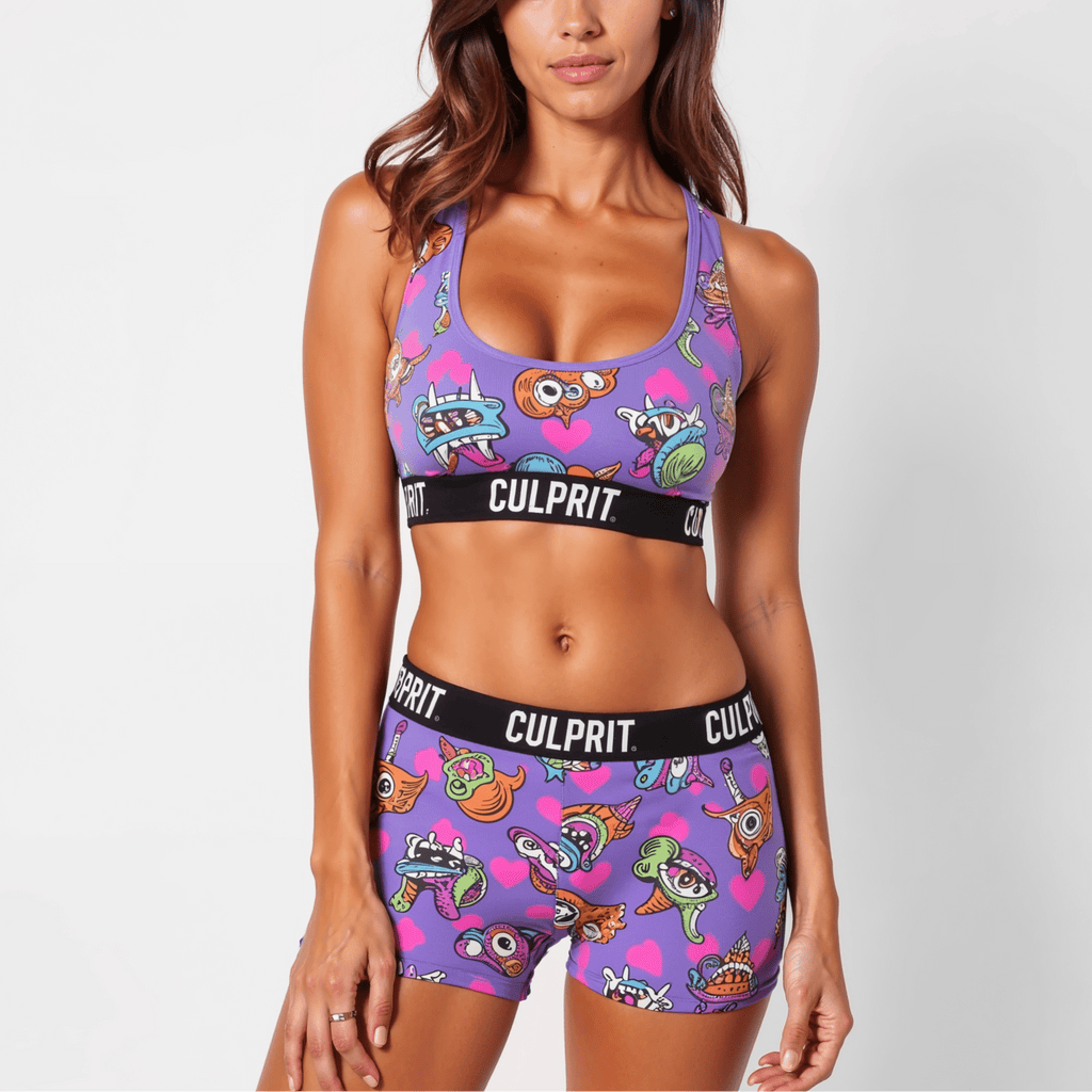 Love Sick ❤️‍🔥 Booty Shorts by YOUNG & SICK - Culprit Underwear - Booty Shorts - BS - YGSK - XS