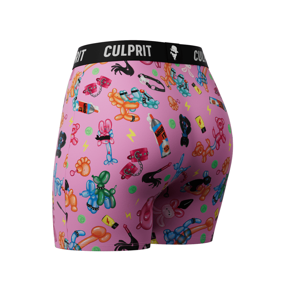 Pink Balloon Animals 😻 LadyBoxers - Culprit Underwear - LadyBoxers™ - LB - LOONPK - XS