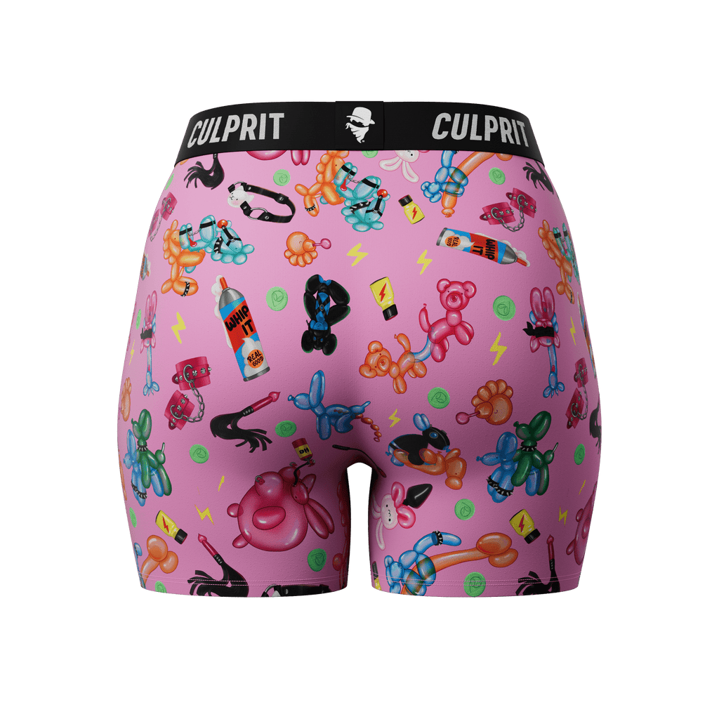 Pink Balloon Animals 😻 LadyBoxers - Culprit Underwear - LadyBoxers™ - LB - LOONPK - XS
