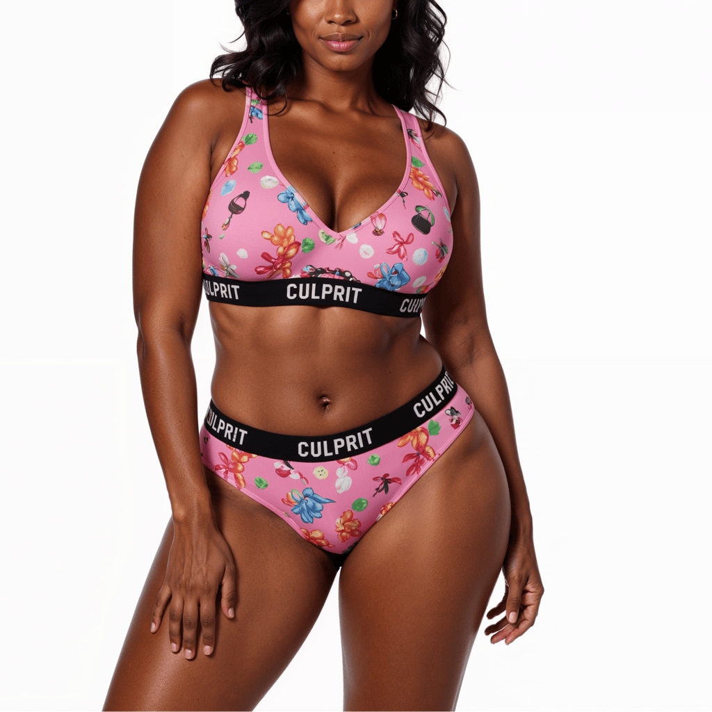 Pink Balloon Animals 😻 Thong - Culprit Underwear LLC - Thongs - THG - LOONPK - XS