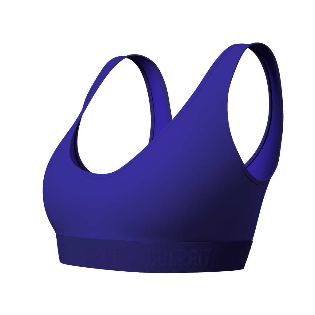 Royal Blue 💎 Scoop Bra - Culprit Underwear - Scoop Bra - SBRA - RYBL - XS