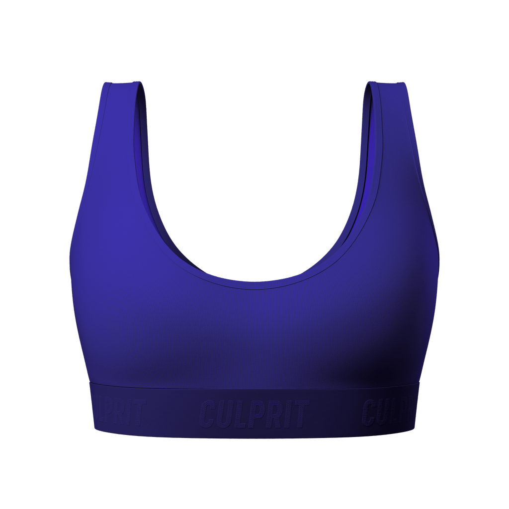 Royal Blue 💎 Scoop Bra - Culprit Underwear - Scoop Bra - SBRA - RYBL - XS