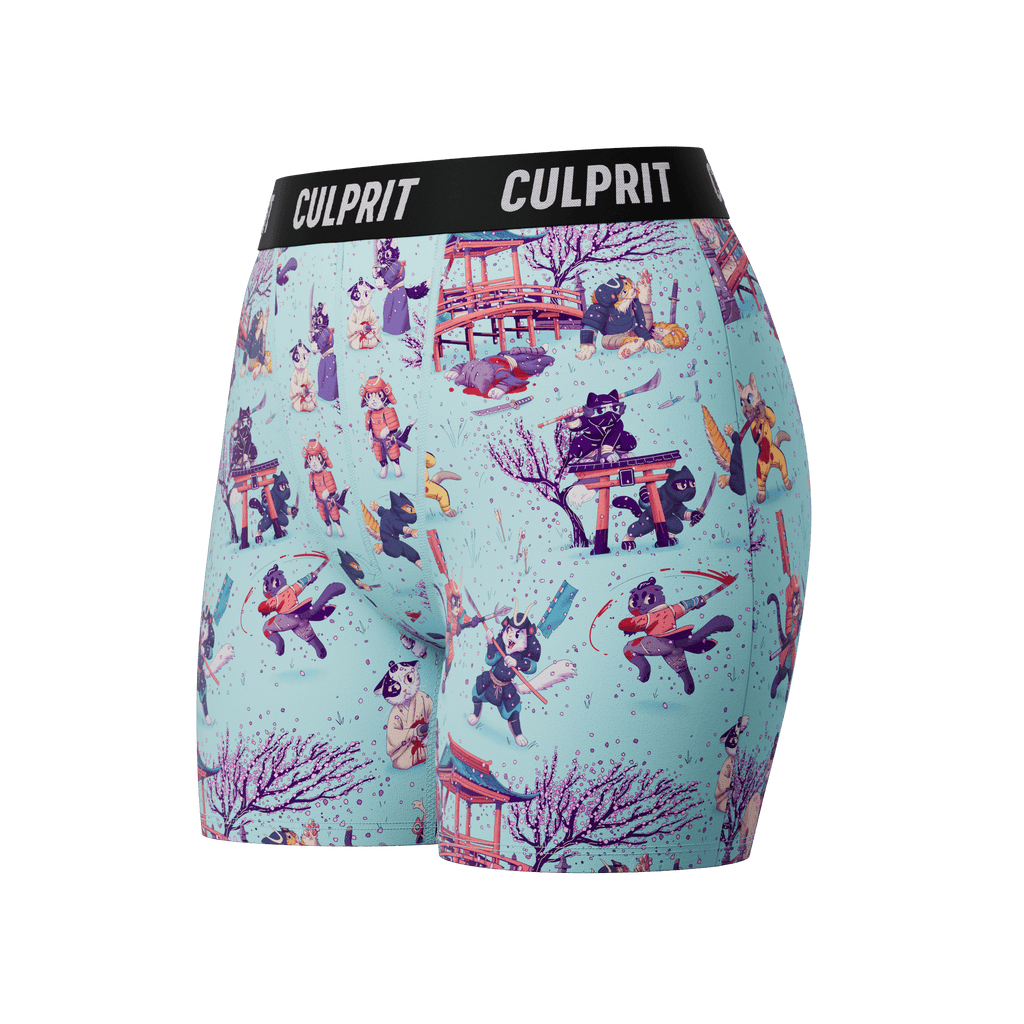 Samurai Cats - Culprit Underwear - LadyBoxers™ - LB - SAMCAT - XS