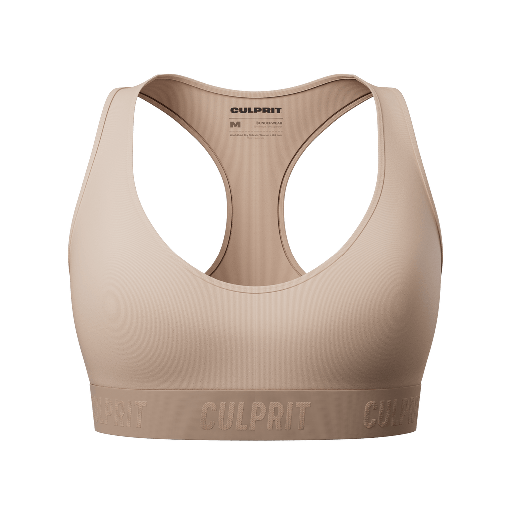 Toasted Marshmallow ComfyBra™ 3 - Pack 🍨 - Culprit Underwear - ComfyBra™ - 3PK - BRA - NOUG - XS