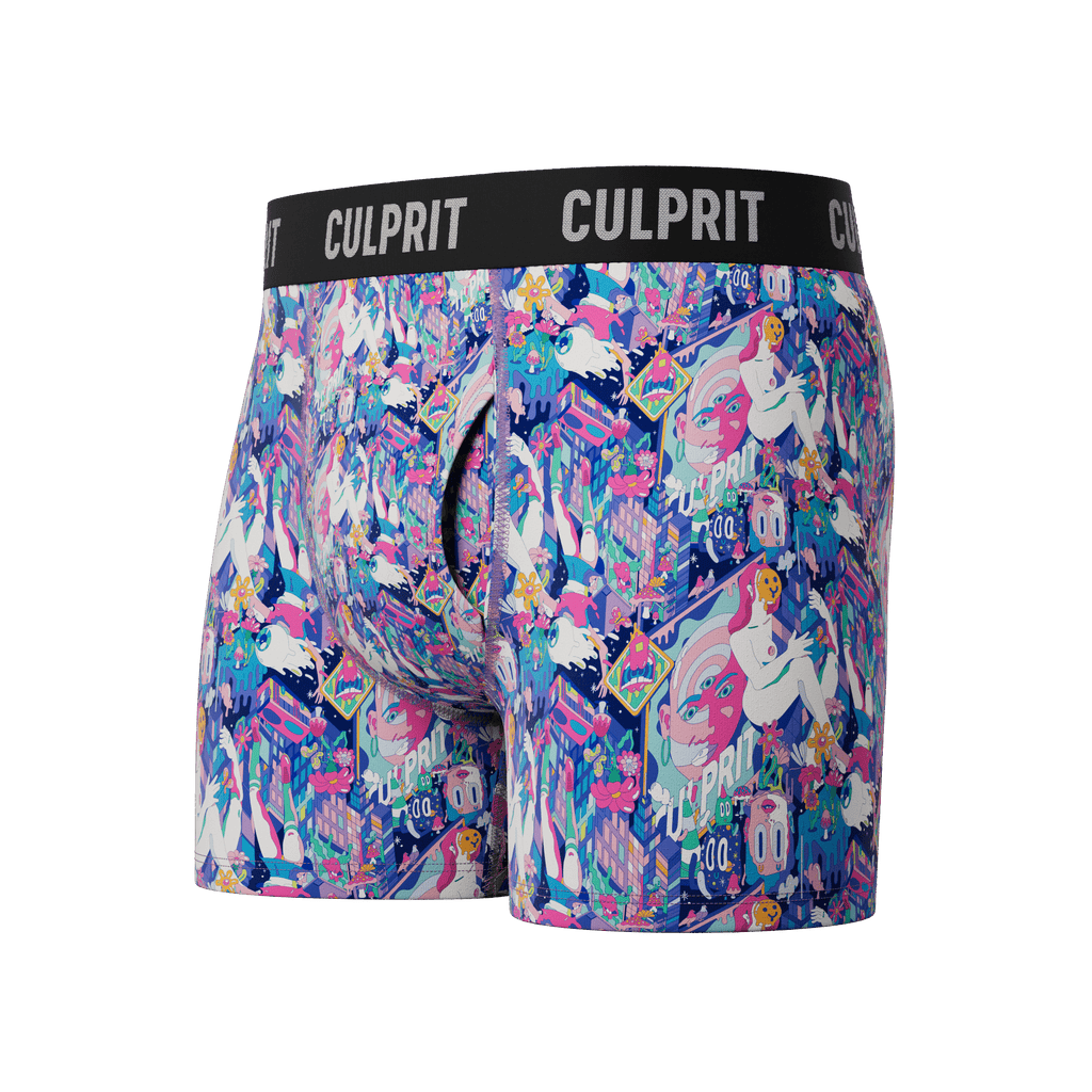 Trip City 🫠 - Culprit Underwear - Boxer Briefs w/Fly - BB2 - ACIDNT - S