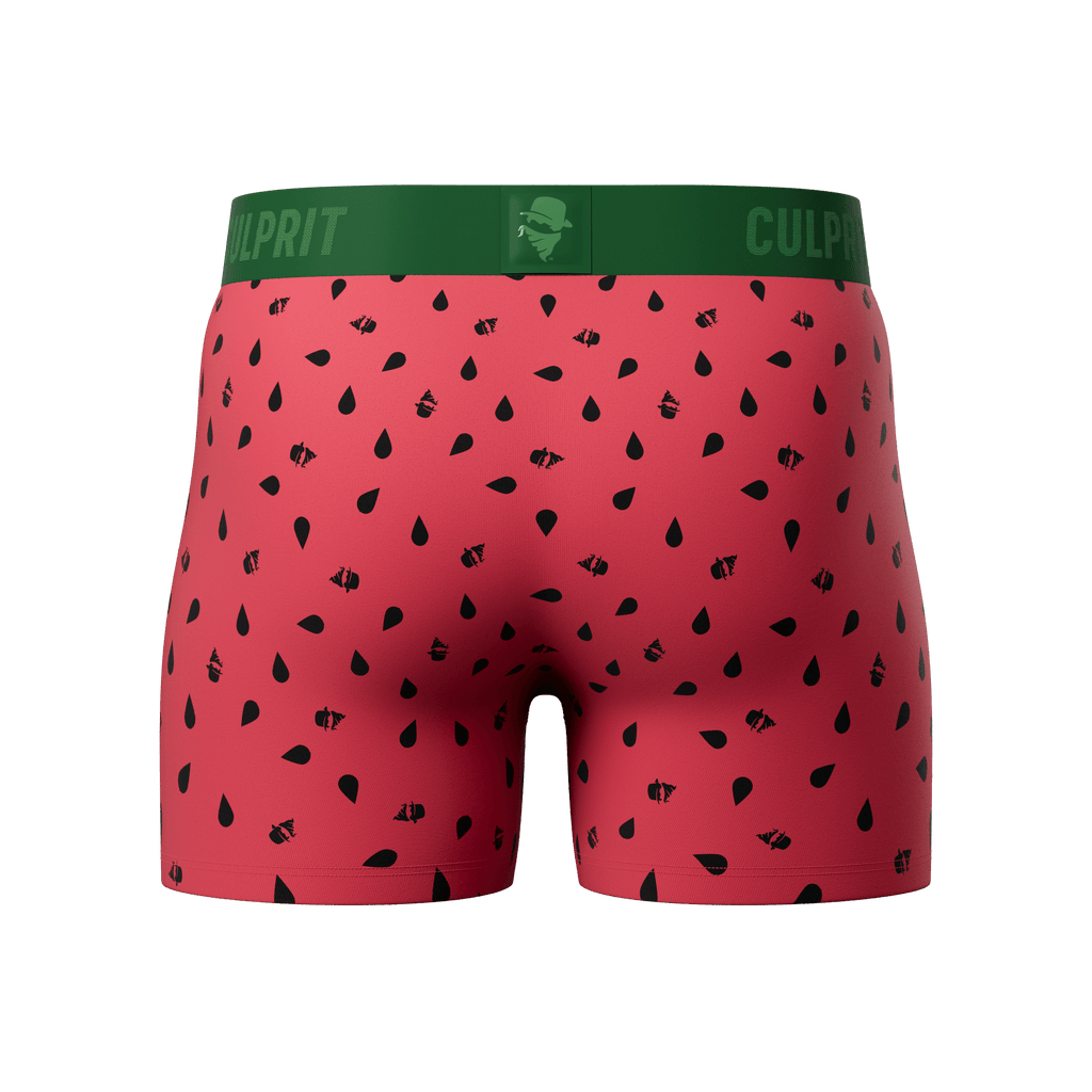 Watermelon 🍉 Boxer Brief w/ fly - Culprit Underwear - Boxer Briefs w/Fly - BB - WMLN - S